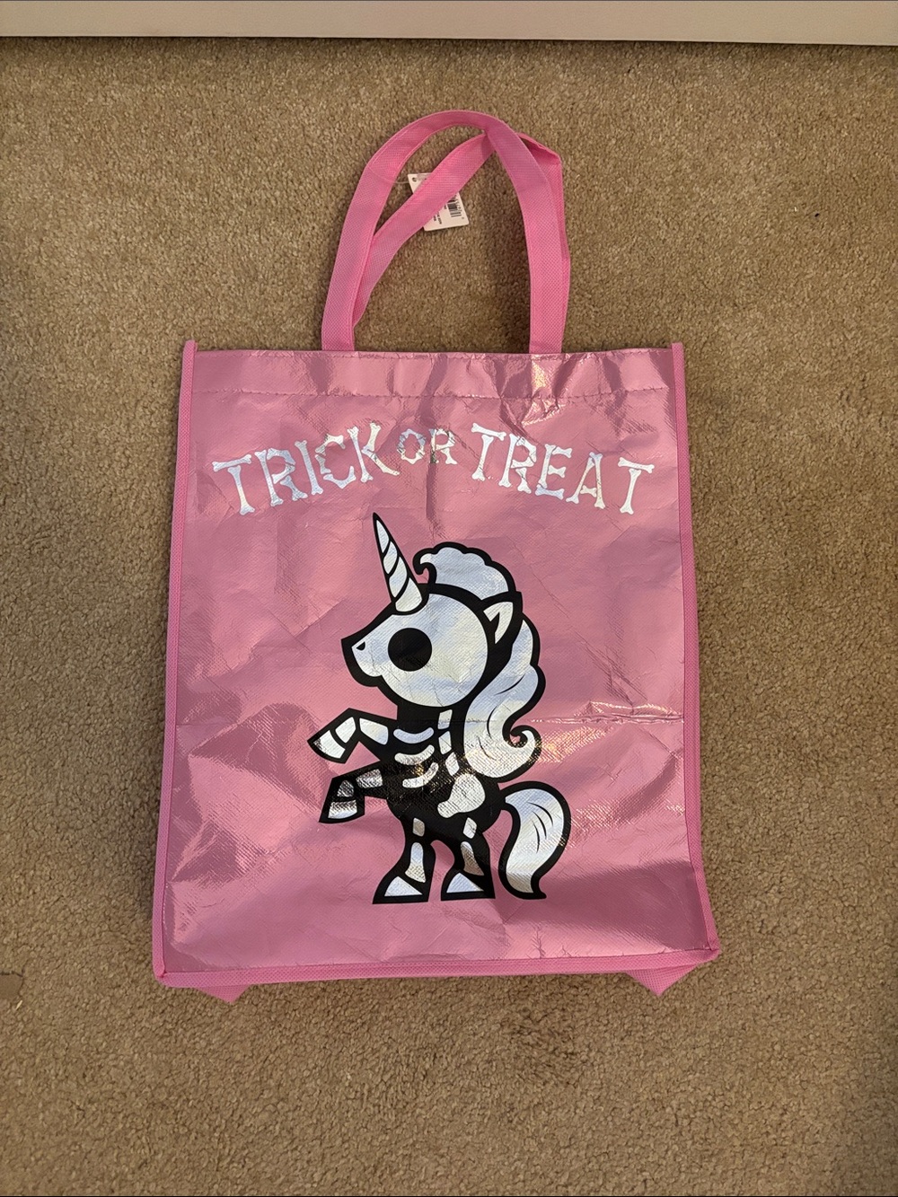 *Lowest Price* Unicorn Skeleton Halloween Tote Bag